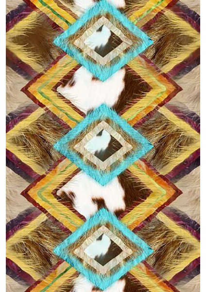 Eco Touch Serisi Kaymaz Taban, Makinada Yıkanabilir, Dijital Baskılı, Modern Halı fiyatları