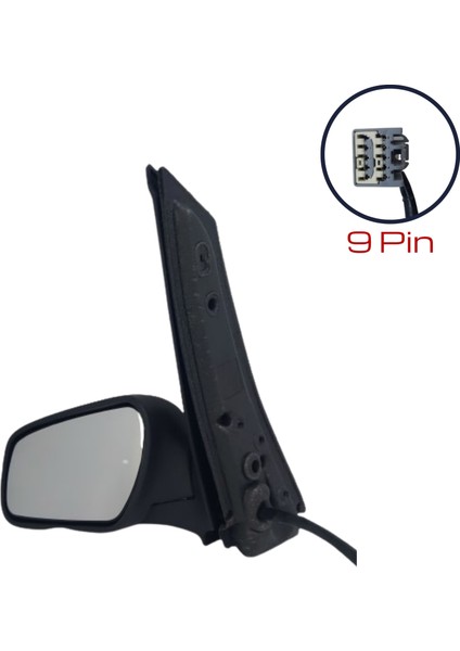 Dış Dikiz Aynası Ford C-Max 2003-2011 Elektrikli, Isıtmalı, Sinyalli, Alt Aydınlatmalı, Otomatik Katlanır, Astarlı Kapak, 9 Pin indirimleri