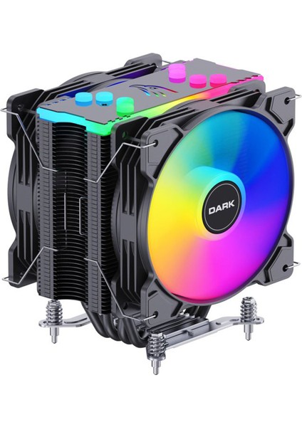 Freezer X129 Intel & AMD Uyumlu, 2x ARGB LED Fanlı Kule Tipi İşlemci Soğutucu ( DKCCX129 )