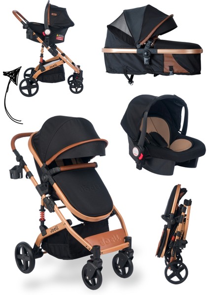 JL1712 Joell Travel Sistem Bebek Arabası .