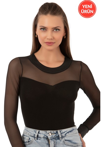 Kadın Çıtçıtlı Body 22786