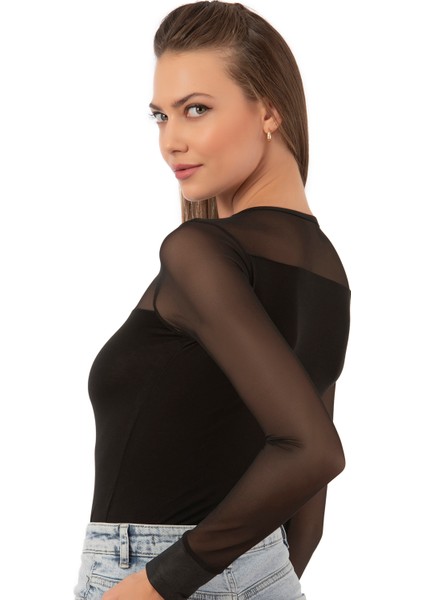 Kadın Çıtçıtlı Body 22786