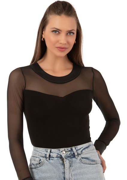 Kadın Çıtçıtlı Body 22786