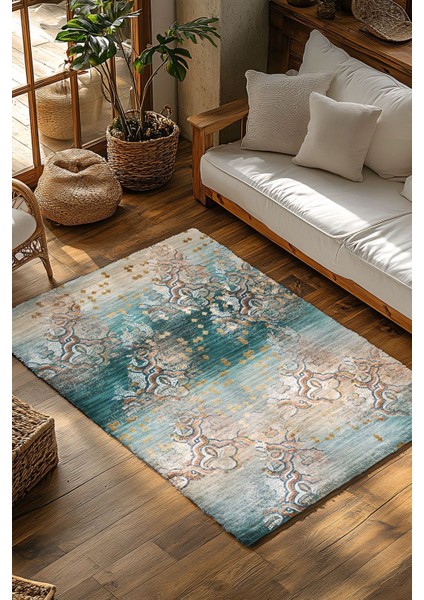 Yüksek Premium Kalite Konspet Tasarım Dijital Baskılı Bambu Salon Halısı Yatak Odası Halısı