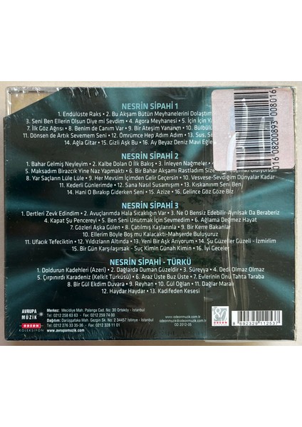 Nesrin Sipahi - Best of 4 CD Set