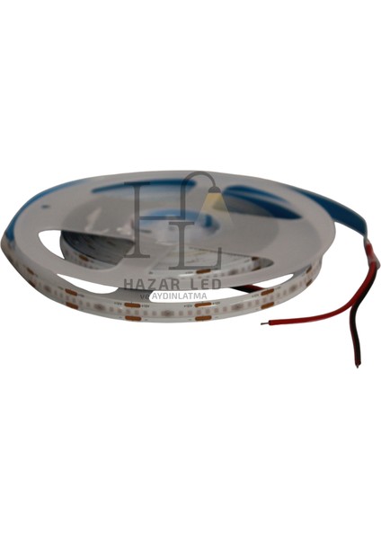 12V 8mm 320 Ledli Esnek Cob Şerit LED Yeşil IP20 5 Metre