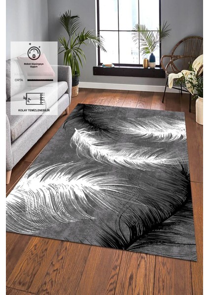 Eco Touch Serisi Dijital Baskı Kaymaz Tabanlı Yıkanabilir Salon Halısı Mutfak Halısı Koridor Halısı