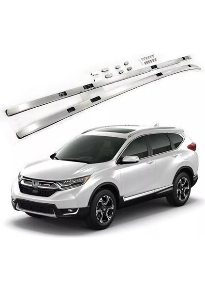 Honda Crv Uyumlu Tavan Çıtası 2018- Oem Style Silver Gümüş