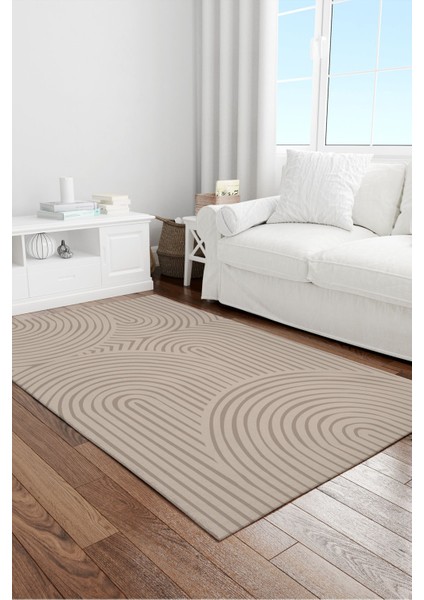 Eco Touch Serisi ZEUR0047 Dijital Baskılıkaymaz Tabanmutfak-Salon Halısı ve Yolluk