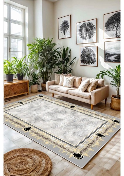 Konspet Tasarım Dijital Baskılı Dot Taban Salon-Mutfak-Yatak Odası Halısı