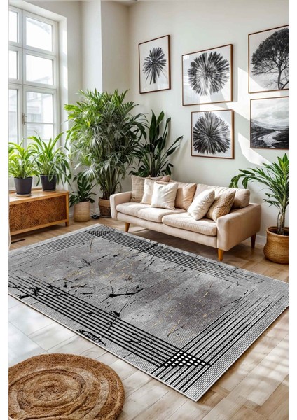 Konspet Tasarım Dijital Baskılı Dot Taban Salon-Mutfak-Yatak Odası Halısı