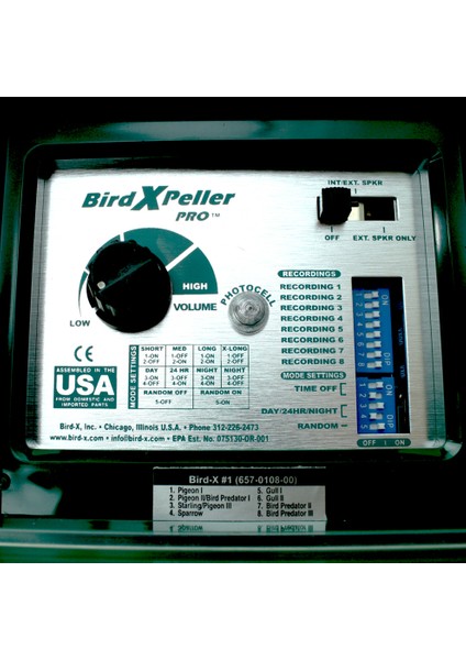 Birdx Peller Pro Kuş Bariyer Sonik Elektronik Cihaz modelleri