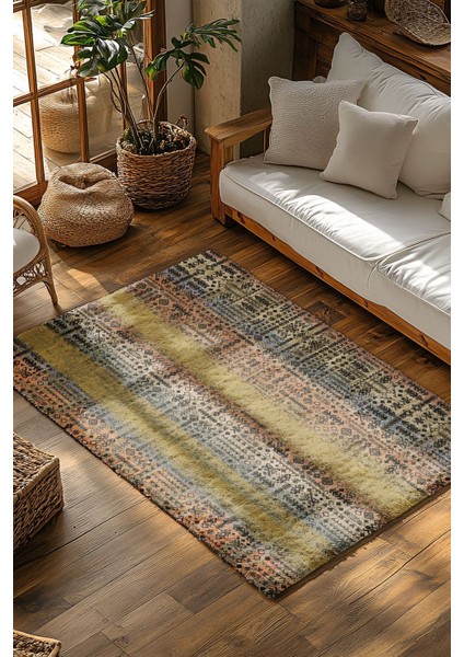 Konspet Tasarım Dijital Baskılı Dot Taban Salon-Mutfak-Yatak Odası Halısı