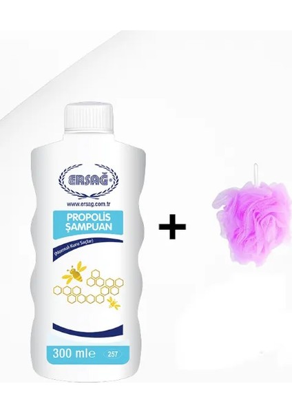 Propolisli Şampuan (Normal-Kuru Saçlar) 300 ml - ( Lif Hediye'li )