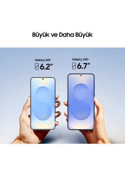 Galaxy S25 128 GB 12 GB Ram (Samsung Türkiye Garantili) Gümüş