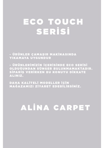 Eco Touch Serisi ZEUR0038 Dijital Baskılıkaymaz Tabanmutfak-Salon Halısı ve Yolluk