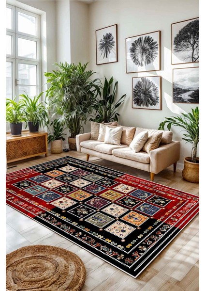 Eco Touch Süngersiz Konspet Tasarım Dijital Baskılı Salon Halısı Mutfak Halısı