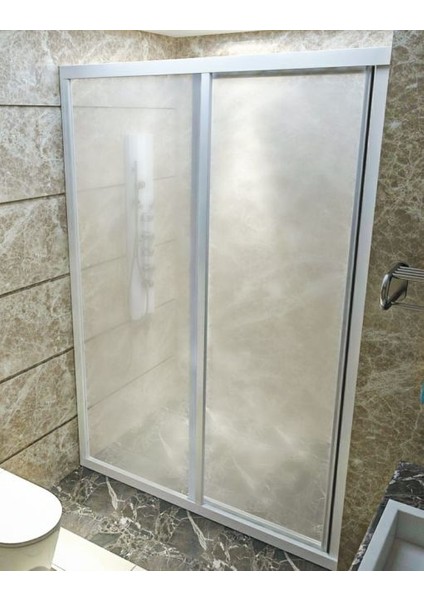 Teknesiz Plastik Mika Camlı Duşakabin ND401