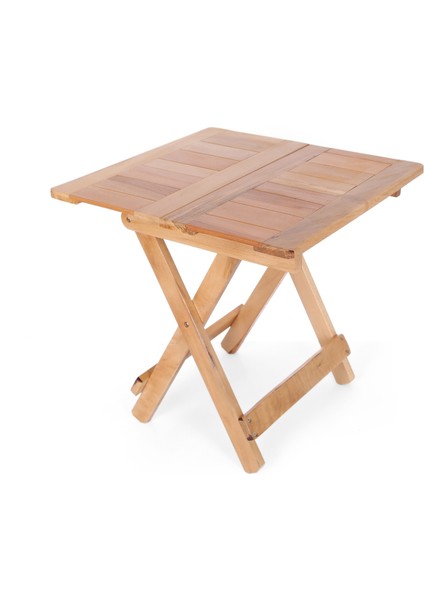 Eğitici Ahşap Oyuncak | Ahşap Pratik Katlanabilir Çocuk Çalışma Masası 50 cm