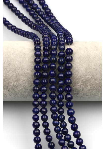 Lapis Lazuli (Aaa Kalite) Doğaltaş Dizi 6 mm Küre Kesim
