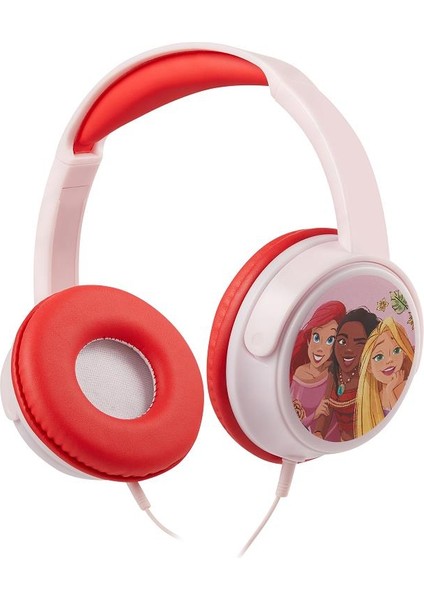 Kablolu Kulaklık Disney Prıncess Çocuk Kulaklığı Lisanslı DY-6513-PR2 5 Adet Sticker Ile Birlikte