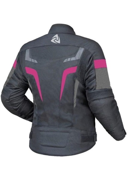 Nukrowear Stealth Pro Fuşya 4 Mevsim Kadın Motosiklet Ceketi fiyatları