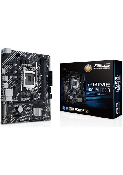 Prıme H510M-F R3.0-Csm Intel H470 LGA1200 Ddr4 3200 HDMI M2 Usb3.2 Matx Asus 5x Protectıon Iıı, Asus Q-Design, Crashfree Bıos 3