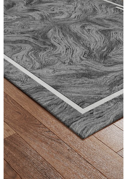 Eco Touch Serisi Kaymaz Dot Taban, Makinada Yıkanabilir, Dijital Baskılı, Modern Halı