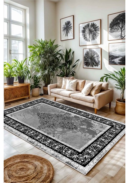 Konspet Tasarım Dijital Baskılı Dot Taban Salon-Mutfak-Yatak Odası Halısı