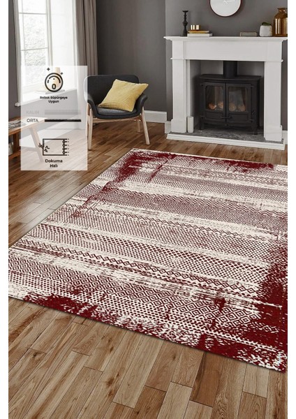 Eco Touch Serisi Kaymaz Dot Taban, Makinada Yıkanabilir, Dijital Baskılı, Modern Halı