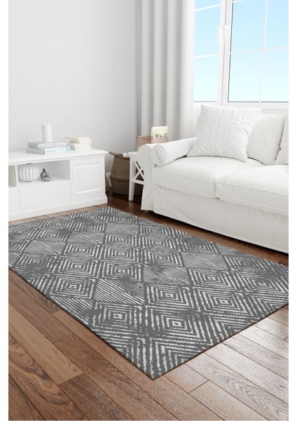 ZEUR0039 Dijital Baskılı Makinede Yıkanabilir Kaymaz Taban Leke Tutmaz Mutfak-Salon Halısı ve Yolluk