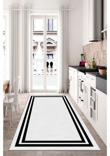 Eco Touch Serisi Dijital Baskı Kaymaz Tabanlı Yıkanabilir Salon Halısı Mutfak Halısı Koridor Halısı