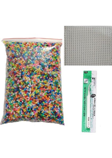 2.6mm Mini Hama Boncukları Sigorta Boncukları Seti 1 0000 Adet Aksesuarlı Pegboard Bulmacalar Oyuncak Perler Oyuncaklar Çocuklar Için Yaratıcı Oyuncaklar (Yurt Dışından)