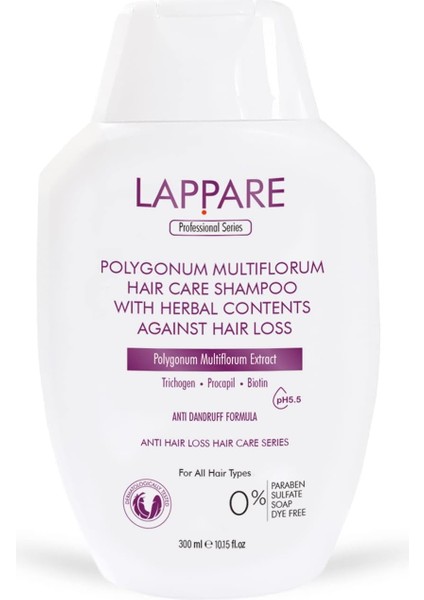 Polygonum Multiflorum Doğal İçerikli Saç Bakım Şampuanı 300 Ml