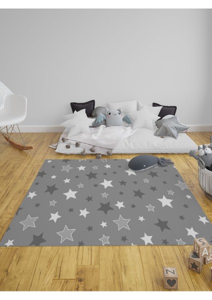 Eco Touch Serisi Oyun Halısı Dijital Baskı Kaymaz Tabanbebek ve Çocuk Halısı