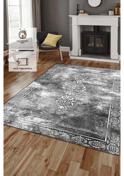 Eco Touch Serisi Dijital Baskı Kaymaz Tabanlı Yıkanabilir Salon Halısı Mutfak Halısı Koridor Halısı