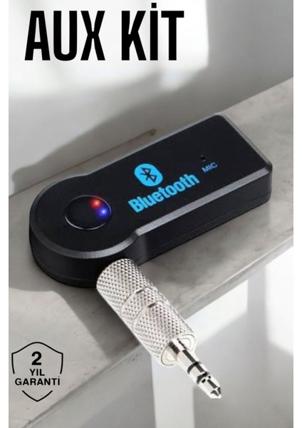 Bluetooth Araç Kiti Bt 350 Aux Çıkışlı Tüm Araçlara Uyumlu