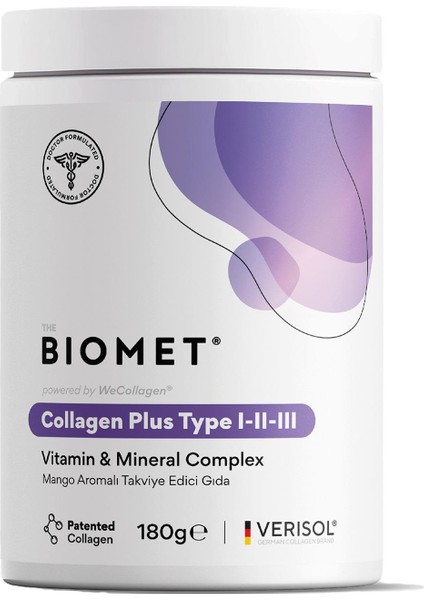 Collagen Plus Type 1-2-3 Powder 180GR