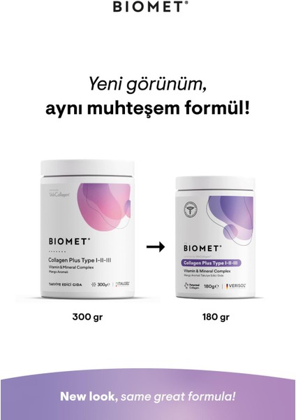 Collagen Plus Type 1-2-3 Powder 180GR