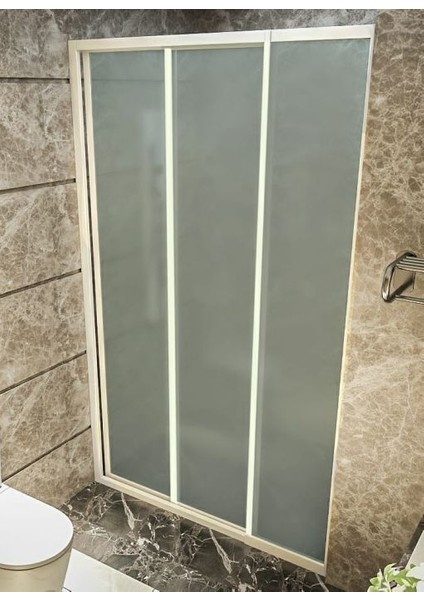 Teknesiz Plastik Mika Camlı Duşakabin ND402