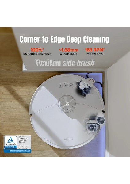 10000PA Ultra Emiş Gücü Hepa Filtreli Premium Akıllı Robot Süpürge | Ekstra Kenar Paspaslama Sistemi | Kendi Kendini Temizleme | Onerous Lambader Hediye! fiyatları