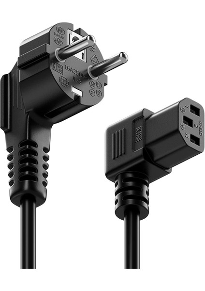 Bilgisayar Kasa Monitör C13 Ekran Güç Power Kablosu 1.5 Metre