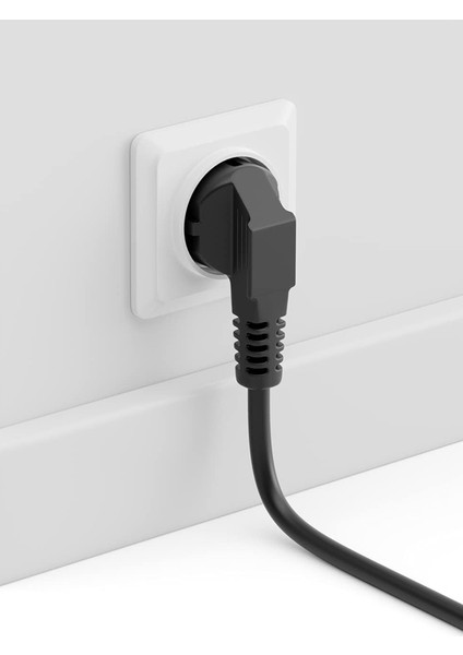 Bilgisayar Kasa Monitör C13 Ekran Güç Power Kablosu 1.5 Metre