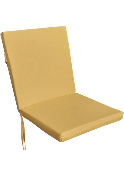 4 Adet Elit Yüksek Arkalı Minder Duck Bezi-Sarı indirimleri