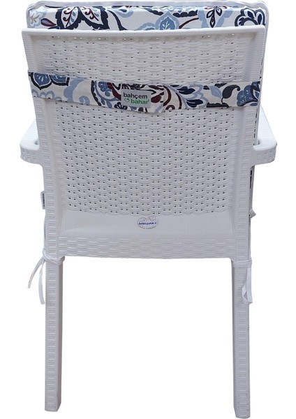 4 Adet Elit Yüksek Arkalı Minder Duck Bezi-Eltm Prm 111064 V003 V4