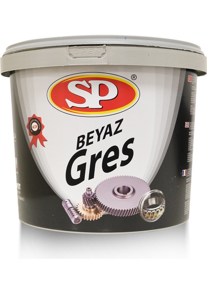 Sp Beyaz Gres 14 kg Plastik Kova
