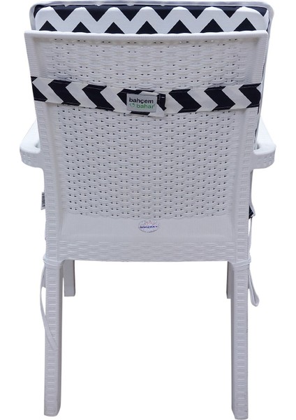 6 Adet Elit Yüksek Arkalı Minder Duck Bezi-Eltm Prm 042160 V15