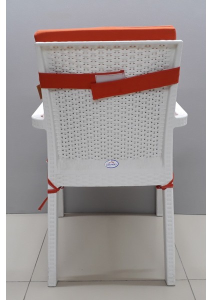 6 Adet Elit Yüksek Arkalı Minder Duck Bezi-Turuncu indirimleri