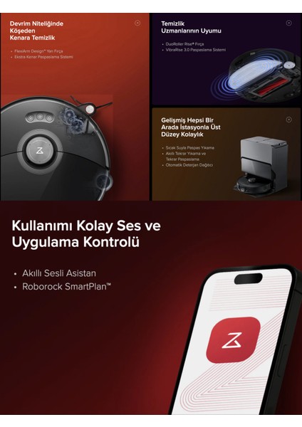 10000PA Ultra Emiş Gücü Hepa Filtreli Premium Akıllı Robot Süpürge | Ekstra Kenar Paspaslama Sistemi | Kendi Kendini Temizleme | Onerous Lambader Hediye!