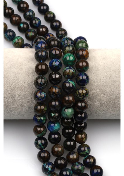 Azurit Doğaltaş Dizi 10 mm Küre Kesim